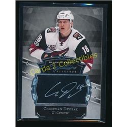 17-18 Black Diamond Auto Placards Christian Dvorak