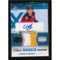 14-15 SP Game Used RC Auto Jersey Corban Knight