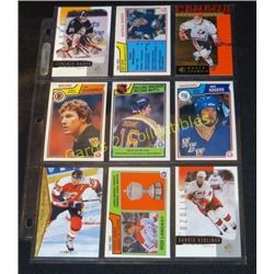 Lot Of 9 Various Mixed NHL Cards