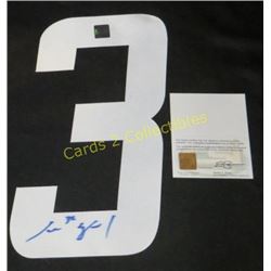 Autographed Jersey #3 Signature Of Player Comes