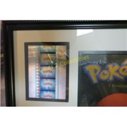 Pokemon 35mm Film Cells Framed Picture 10"x10"