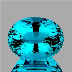 Natural Premium Electric Blue Zircon 3.54 Ct {Flawless}