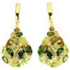 Image 1 : NATURAL CH-DIOPSIDE PERIDOT TOURMALINE Earrings