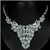Image 1 : NATURAL  COLUMBIAN EMERALD NECKLACE