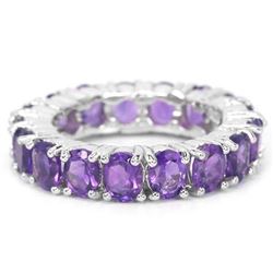 NATURAL AAA PURPLE AMETHYST Ring