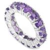 Image 2 : NATURAL AAA PURPLE AMETHYST Ring