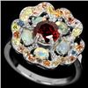 Image 1 : Natural Opal & Multi Gem Ring