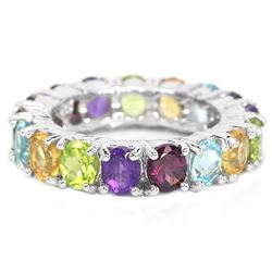 Natural Multi Gemstone Ring