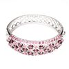 Image 3 : Natural Ruby & Pink Raspberry Rhodolite Garnet Bangle