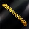 Image 1 : Natural Top  Rich Yellow Citrine  Bracelet