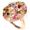 Image 2 : NATURAL MULTI COLOR TOURMALINE Ring
