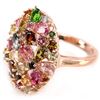Image 3 : NATURAL MULTI COLOR TOURMALINE Ring