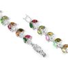 Image 3 : NATURAL MULTI COLOR TOURMALINE Bracelet