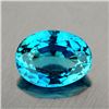 Image 1 : Natural Intense Blue Zircon 3.75 Cts {VVS}