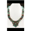 Image 1 : Tibet Hand Made Turquoise & Coral Necklace