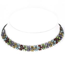Natural Multi Gemstone Necklace
