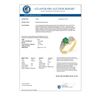 Image 2 : 1.43 CTW Emerald & Diamond Ring 10K Yellow Gold - REF-50X2T - 13378