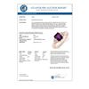 Image 2 : 1.36 CTW Amethyst & Diamond Ring 14K Rose Gold - REF-51W3F - 10433