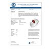 Image 2 : 2.0 CTW Garnet Men's Ring 10K White Gold - REF-19Y8K - 12413