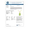 Image 3 : 0.41 CTW Peridot & Micro Pave VS/SI Diamond Necklace Halo 18K Yellow Gold - REF-26M2H - 21324