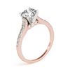 Image 4 : 0.92 CTW Certified VS/SI Diamond Solitaire Ring 18K Rose Gold - REF-126W2F - 27496