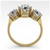 Image 4 : 2 CTW Past Present Future Certified VS/SI Diamond Ring 18K Yellow Gold - REF-414F2N - 35911