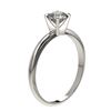 Image 4 : 0.75 CTW Certified H-SI/I Quality Diamond Solitaire Engagement Ring 10K White Gold - REF-118M2H - 32