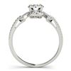 Image 2 : 0.9 CTW Certified VS/SI Diamond Solitaire Ring 18K White Gold - REF-152W8F - 27966