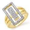 0.45 CTW Certified VS/SI Diamond Ring 10K Yellow Gold - REF-77A3X - 14481