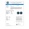 Image 3 : 4 CTW Certified Intense Blue SI Diamond Solitaire Stud Earrings 10K White Gold - REF-679W9F - 33137