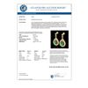 Image 3 : 2.25 CTW Emerald & Micro Pave VS/SI Diamond Earrings Designer 14K Yellow Gold - REF-105K5W - 23152