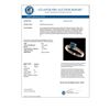Image 3 : 1.03 CTW Certified Intense Blue SI Diamond Solitaire Engagement Ring 10K Rose Gold - REF-115T8M - 36