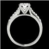 Image 2 : 1.25 CTW H-SI/I Certified Diamond Solitaire Ring 10K White Gold - REF-200A2X - 34819