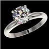 Image 2 : 2 CTW Certified H-SI/I Quality Diamond Solitaire Engagement Ring 10K White Gold - REF-615A2X - 32932