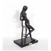 Image 2 : Pearl Lamberg, Nude on Chair, Bronze Sculpture