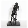 Image 5 : Pearl Lamberg, Nude on Chair, Bronze Sculpture