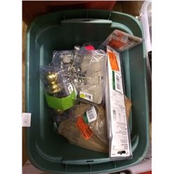 Miscellaneous Tote of Door Hardware