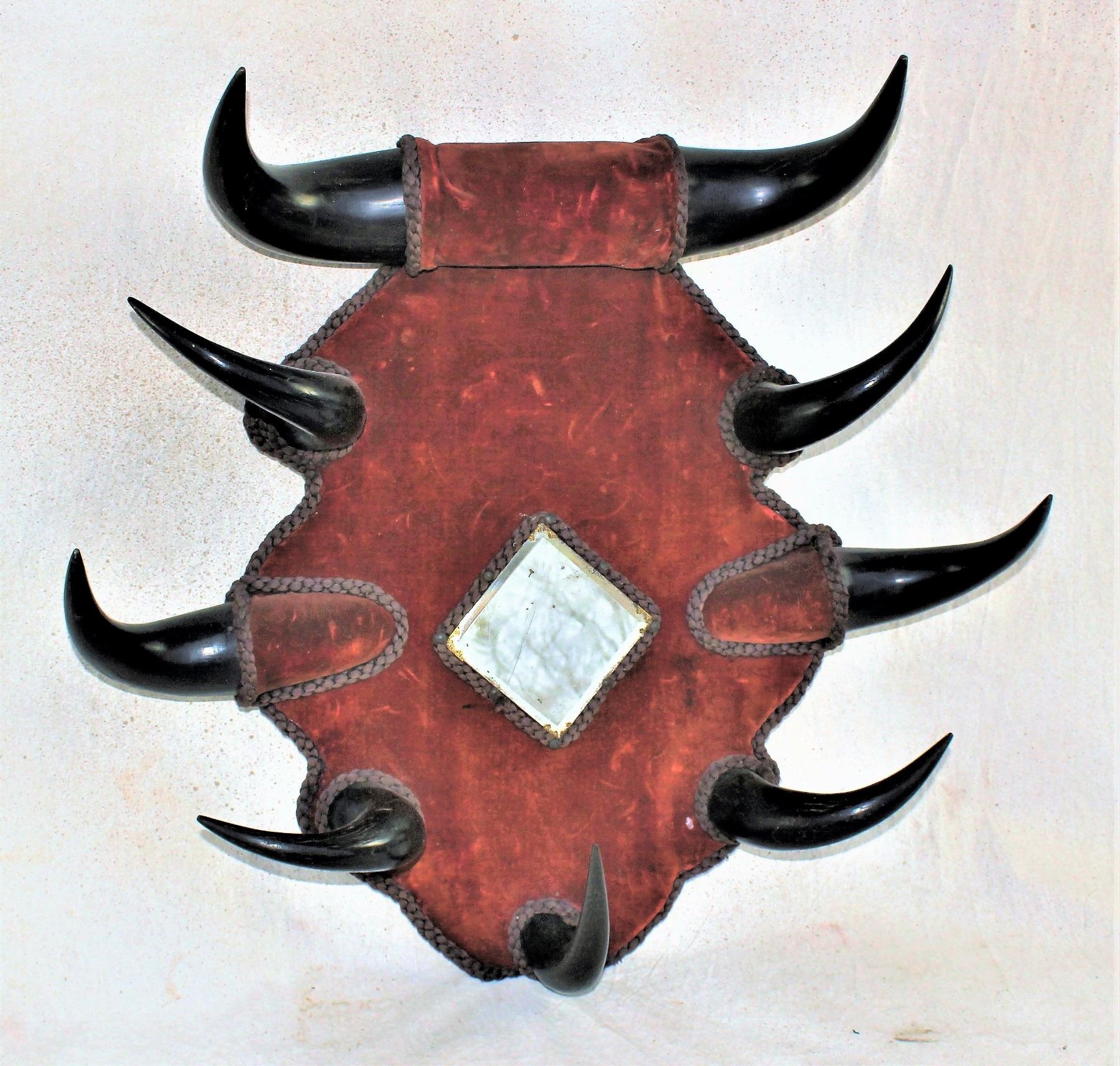 Buffalo Horn Hat Rack