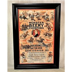 Monster Berry Horse Exhibiton Poster
