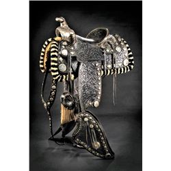 Hollywood Saddlery Silver Saddle