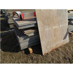 8 - 3/4" x 8’x4’ plywood