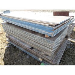45 - ¾’’ x 4x8’ plywood concrete forms