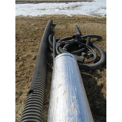 Misc drain tile and roll of insulation