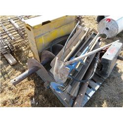 Load Hog Hyd drive post hole auger