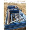 Image 1 : Blue scafolding on casters approx 15ft high 5x5’ sections