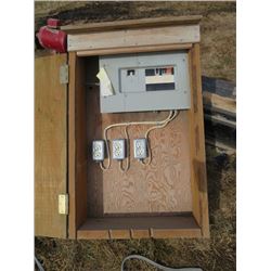 Job site electriacl panel box