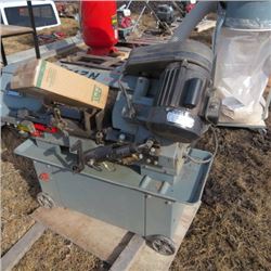 RF 712N metal cut band saw w/ oiler etc