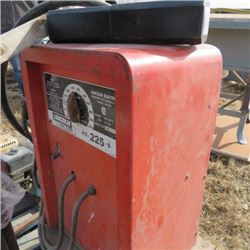 Lincoln 225 amp stick welder w/ helmet