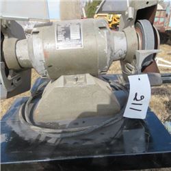 ¾ hp double end grinder on floor stand
