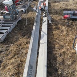 Magnflo Screed power concrete bar powered by Stihl